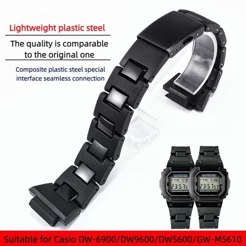 For Casio G-shock DW-6900/DW9600/DW5600/GW-M5610 High Quality Plastic Watchband Men Watch Strap Wristband Bracelet Accessories