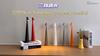 Modern Rechargeable Touch Control LED Table Lamp 3 Color Dimmable Desk Lamp Portable Night Light Eye-Caring for Bedroom Bedside Home Office Decor
