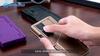 for Samsung Galaxy Z Fold 7 With Card Holder RFID Blocking,Built in Slide Lens Cover & Hinge Protection&Kickstand & Screen Protector,Wallet Case-Gold