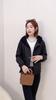 Women's Short Sleeved Autumn and Winter Jacket, Hooded Lightweight Warm Jacket, Simple Quilted Warm Hoodie, Casual  Autumn Outdoor Clothing