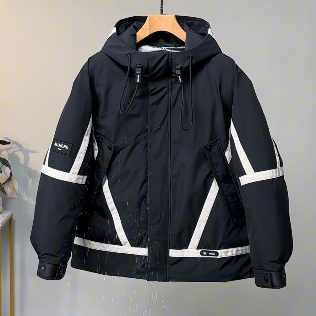 Plus Size 4XL-11XL Fashion Men's Parkas Winter Oversize Outerwears Hooded Waterproof Casual Loose Thick Warm Winter Jacket