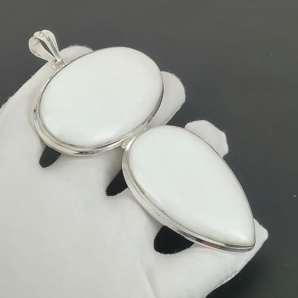 White Coral Pendant, 925 Sterling Silver Handmade Jewelry, White Coral Silver Pendant, Party Wear Jewelry For Women's, Pendant Valentine's Day Gift