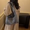 Women's Bag Shoulder Bag Underarm Bag Commuter Denim Bag