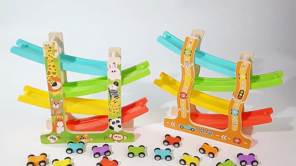 Children's Track Fun Glider Toy Baby Educational Boy and Girl Car Set Combination 3-year-old Toy Car
