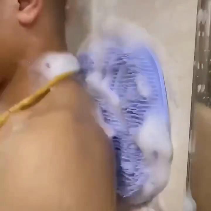 Bathing Tool Exfoliating Shower Massage Scraper Bathroom Non-slip Bath Mat Back Massage Brush Silicone Foot Wash Body Cleaning