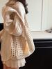 LARGE CAPACITY WOMEN'S WEAVED SHOULDER BAG - Ultra-lightweight, Breathable Skeleton Tote Bag Design, Spacious, Suitable for Shopping