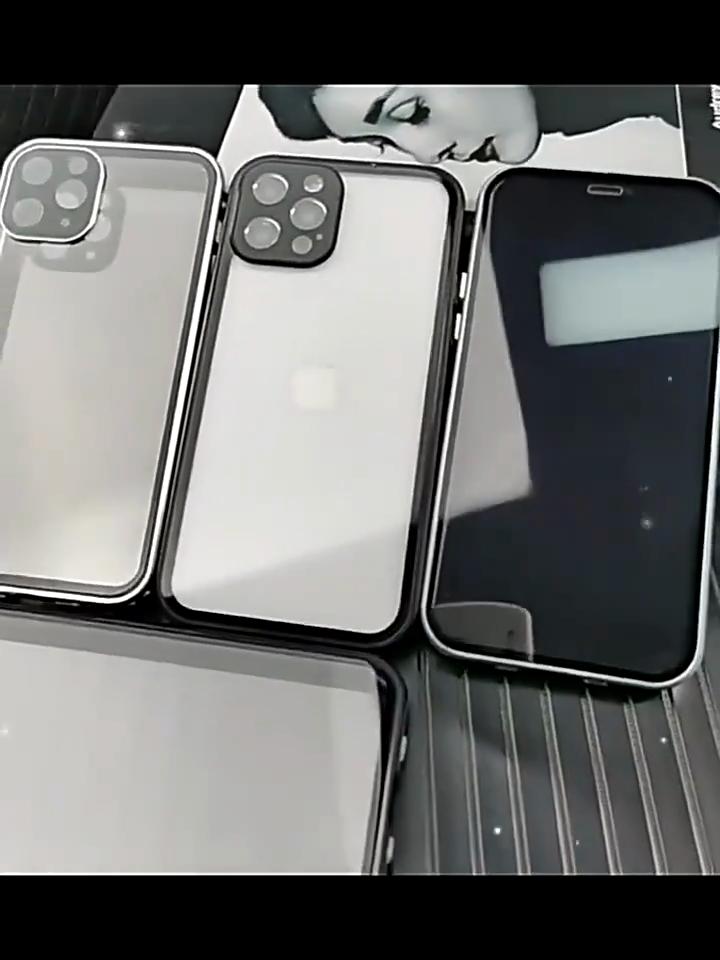 Luxury 360° Full Coverage Double Sided Tempered Glass Case For iPhone 17 16 15 14 13 12 11 Pro Max Air Anti-scratch Magnetic Phone Cover