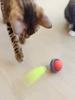 Cat Interactive Ball Toy Electric Cat Ball Toys Automatic Rolling Ball Faux Tail Rechargeable Smart Pet Interactive Toy Dog Cat Training Imitate Mouse