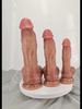 Ultra Realistic 12.2” Silicone Dildo with Strong Suction Cup, Curved Beginner Penis Toy for G-Spot & Anal Play, Hands-Free Adult Sex Toy