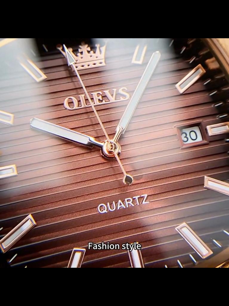 Classic Fashion Quartz Man Watch Luxury Simple Stainless Steel Band Waterproof Casual Date Watches for Mens