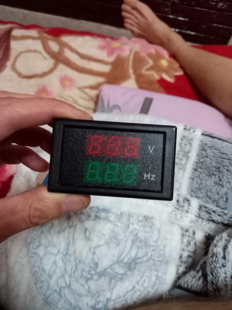 6in1 Panel Meter LCD Voltmeter Ammeter Multi-Function Digital Display D69-2058 Energy Meter