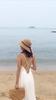 Summer Fashion Straw Hat For Ladies Seaside Sun Hat With Wide Brim