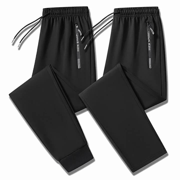 Men's Spring and Autumn Winter New Long Pants, Straight Loose Sports Bathroom Pants, Simple and Versatile Casual Pants for Men