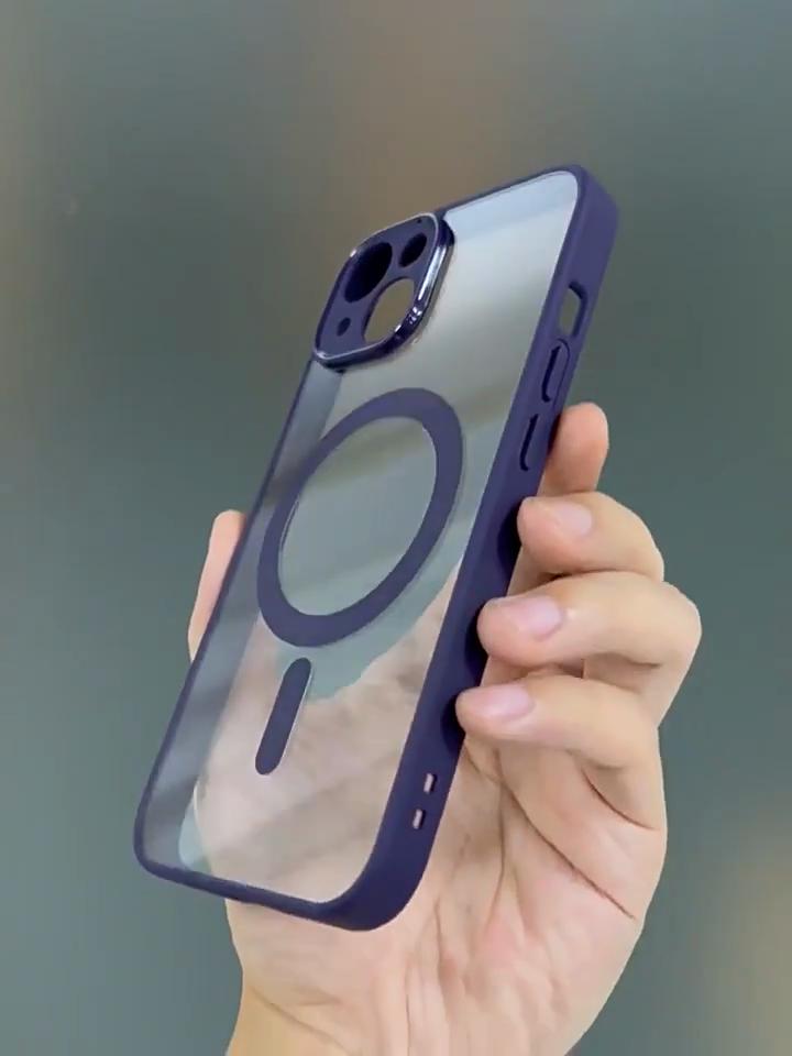 Luxury Magnetic Wireless Charge For Magsafe Case for iPhone 15 14 13 12 11 Pro X XR XS Max 7 8 Plus Shockproof Soft Bumper Cover