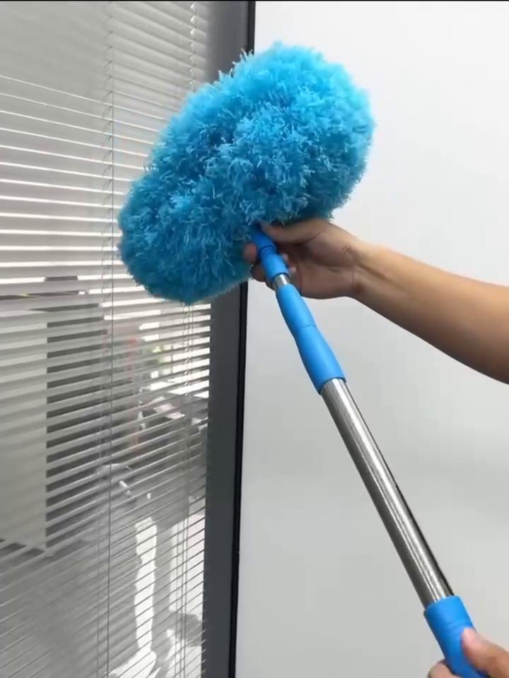 Ceiling Fan Cleaner Dusters With Extension Pole, Dust Removal Brush, Removable And Washable Microfiber Ceiling And Fan Duster, Ceiling Fan Duster
