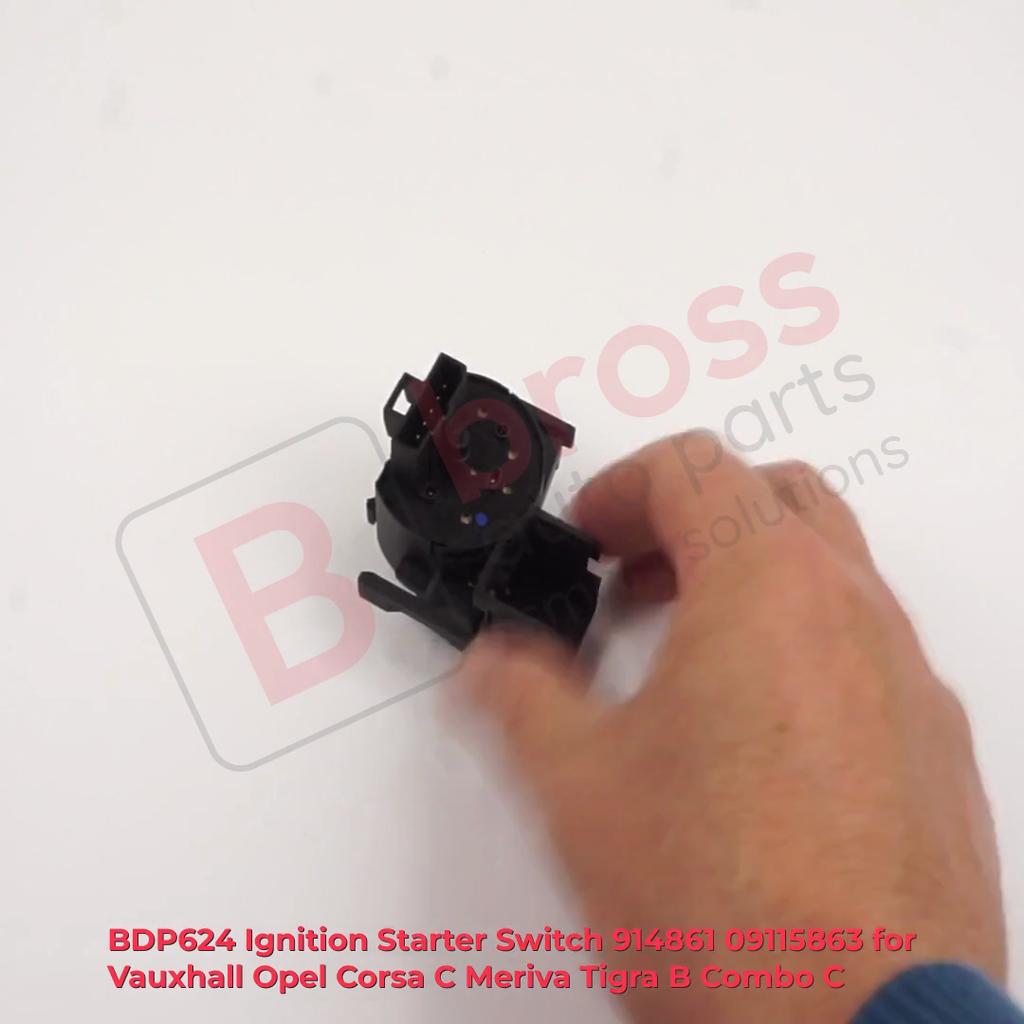 BDP624 Zündschloss 914861 09115863 für Vauxhall Opel Corsa C Meriva Tigra B Combo C