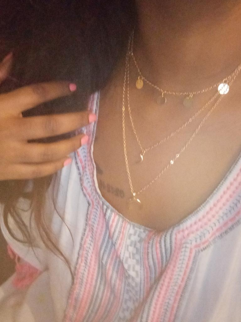 Szolno Vintage Double Layer Alloy Crystal Choker Necklace with Long Chain Pendant Szolno Vintage Double Layer Alloy Crystal Choker Necklace with Long Chain Pendant