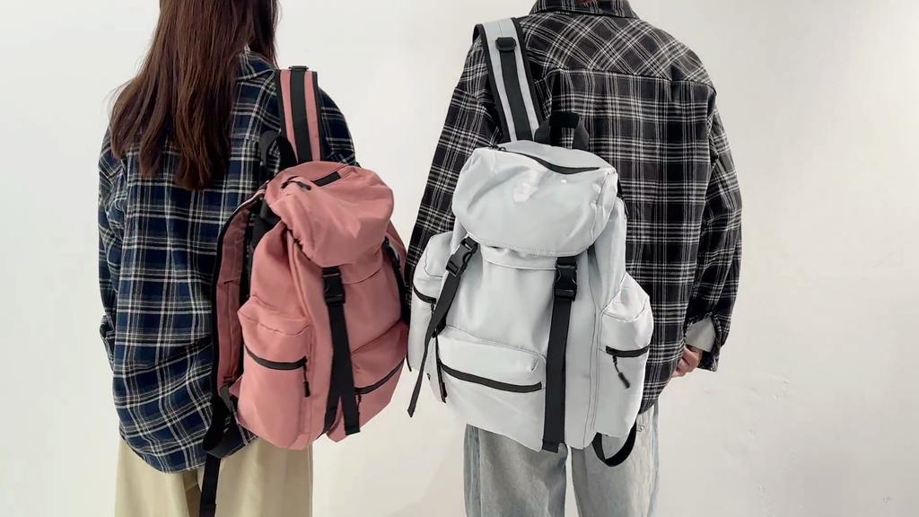 Sports Backpack Roll-up Backpack Men's And Women's Travel Backpack Student Schoolbag