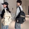 Junior High School Student Schoolbag Men's Large Capacity Backpack Print Women's Travel Backpack with Coin Purse