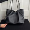 PU Tote Bag with Drawstring Closure Large Capacity Fashion Shoulder Bag