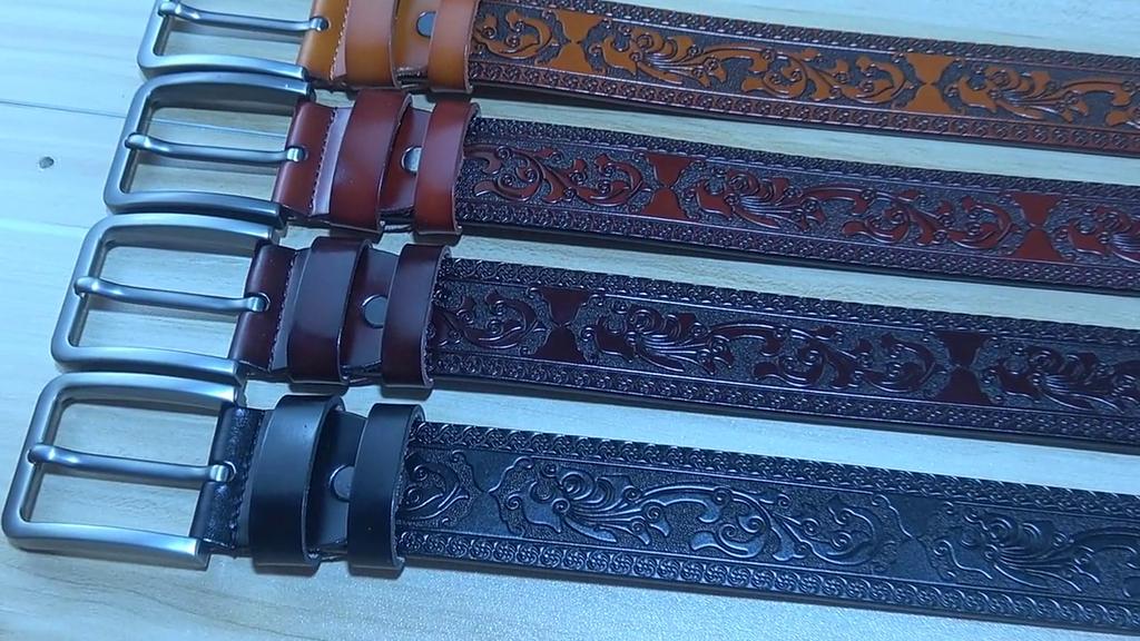Echt lederen riemen voor heren Designer riem mannelijke print vintage pin gesp luxe riem nieuwe mode hoge kwaliteit