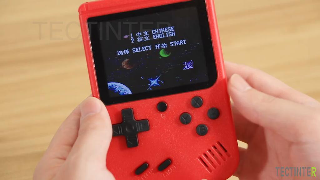 8bitová videoherní konzole 3,0palcový LCD retro přenosný mini herní přehrávač Vestavěný 400 her AV ruční herní konzole pro děti dárek