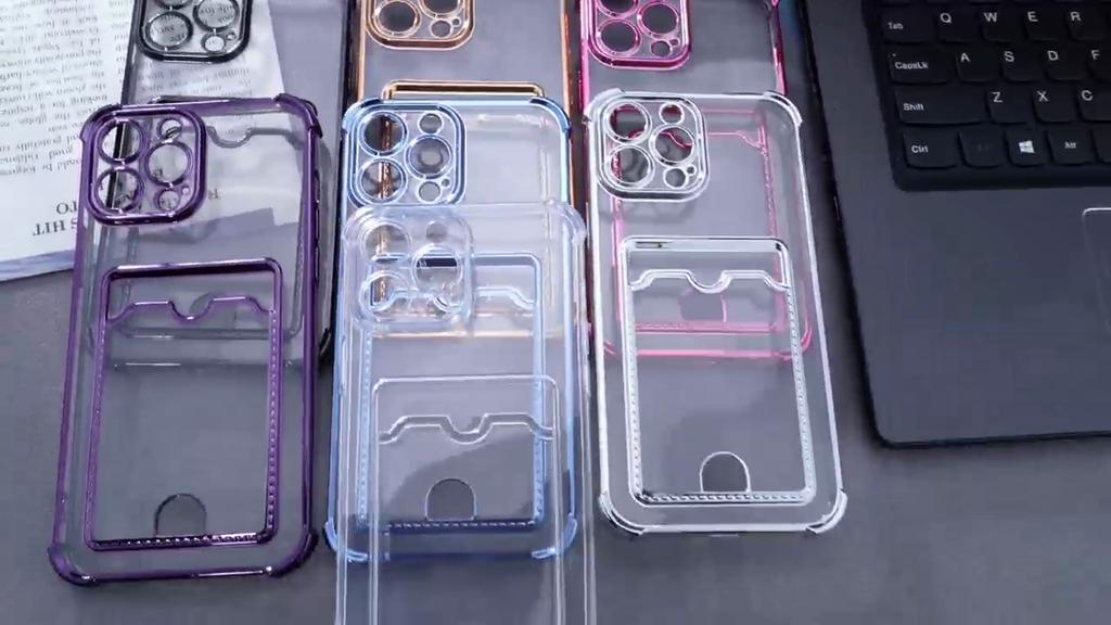 Galvanisiert Stoßfest Silikon Transparent Hülle Für Xiaomi Redmi Note 14S 12S 11S 14 5G 11 12 13 Pro Plus 14C 12T 11T 13T 14T Poco X5 M6 X6 C75 C65 Kartenabdeckung