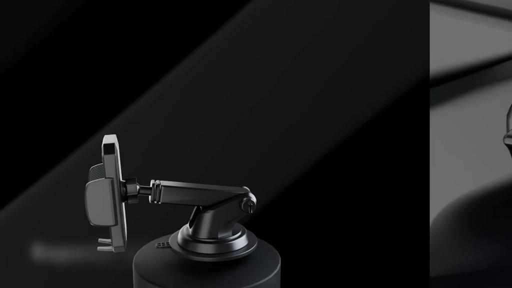 Phone Mount for Car, 3in1 Long Arm Suction Cup Holder Universal Cell Phone Holder Mount Dashboard Windshield Vent Compatible with All Smartphones