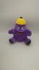 McDonald's Grimace Plush Toy Purple Grimace with Yellow Hat Soft Stuffed Doll McDonaldland Character Plushie for Fan Kid Birthday Gift Home Decoration