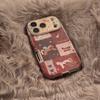 Retro New Year Pony Case for IPhone 17 Pro Max, Apple 16, Leather Phone Case, Multiple Sizes