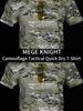 Mege Men Tactical Camouflage T-shirt Szybkoschnący Wojskowy Combat Army Camo Krótki Rękaw T-shirt Ubrania Myśliwskie