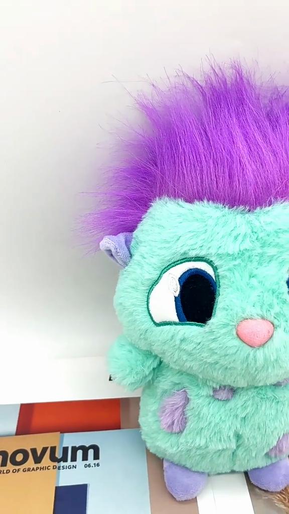 25 cm Bibble Plüschtier, niedliches gefülltes Anime-Wohnzimmer-Dekor, Puppe als Kindergeburtstagsgeschenk