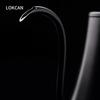 Stainless Steel Goose Neck Coffee Pot Drip Port 550ml/850ml Long Narrow Drip Carafe Wooden Handle Comfortable Grip