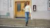 GMXIA Women's Fashion Casual Solid Color Print Autumn Winter Long Sleeve Half Turtleneck Loose Sweaters