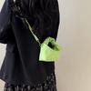 Yogodlns Trendy Casual Women's Handbag PU Wrinkled Bag Shoulder Bag Solid Color Female Hobos Messenger Bag For Outings Shopping