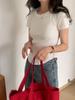 Summer Irregular Solid T Shirts Women‘s O-neck Short-sleeve White T-shirt Casual Slim Elastic Skinny Y2k Crop Tops Women Clothes