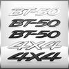 1Pcs 3D ABS Plastic BT-50 BT50 4X4 Car Emblem Letters Badge Rear Tail Trunk Sticker Decal  Auto Accessories