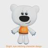 Be Be Bears Bjorn Bucky Tuchka Cartoon Plush Toy With Pp Cotton Filling For Kids Playroom Decor