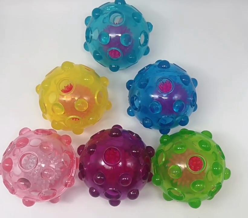 Sound luminous puppy toy flash ball puppy interactive self-pleasure and boredom pet toy