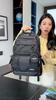Edison Backpack, with Spine Protection, Lightweight, Reflective, Water-Resistant, Large Capacity, Travel Backpack 2486-5, Light Purple