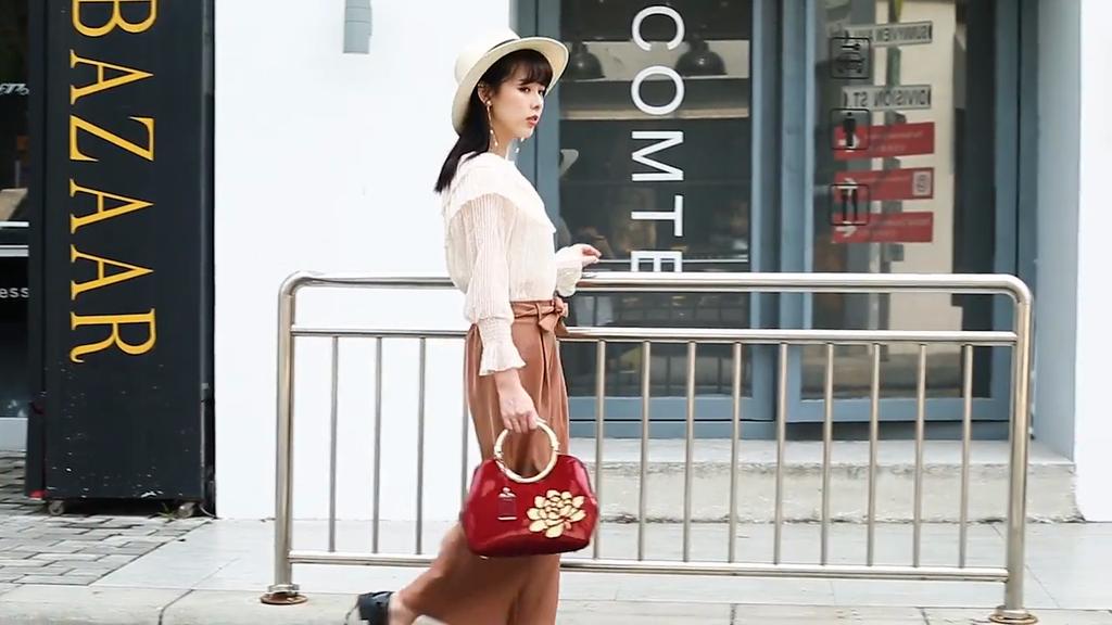 Tragbare Damentasche aus Lackleder, glänzende Shell-Damentasche, Schulter-Diagonaltasche