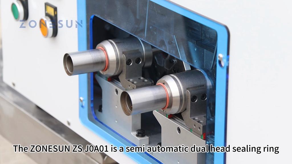 ZONESUN ZS-J0A01 Semi automatic Double head O-ring Assembly Machine Rubber Seal Ring Mounting Equipment