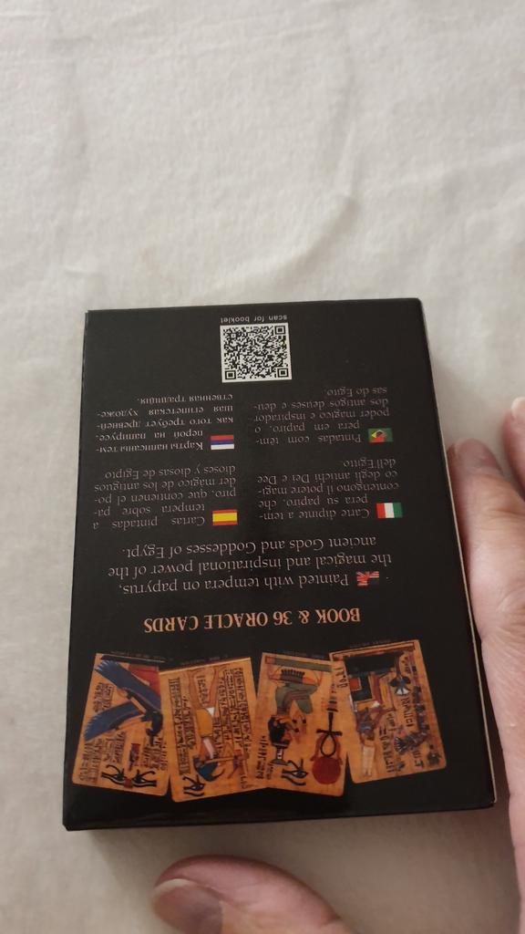 Cartes Oracle des Dieux égyptiens,Egyptian Gods Oracle Cards with Bag Family Game