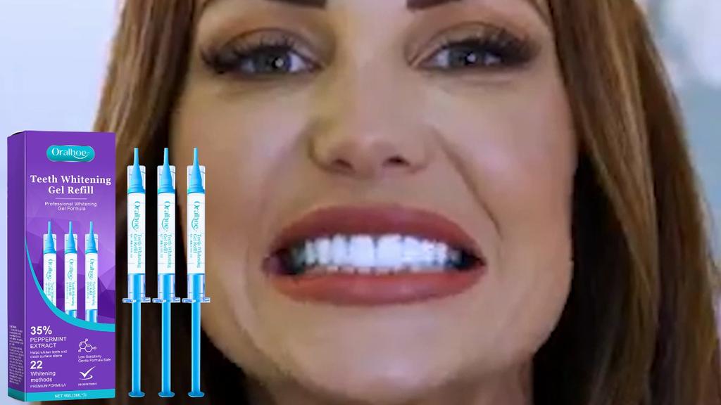 Oralhoe Tooth Cleaning Gel Gentle Daily Cleaning Stain Enhancing Teeth Brightening Care Gel