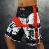 MMA Black Boxing Skull Motion Picture Cotton Loose Size Training Kickboxing Shorts Muay Thai Shorts günstige MMA Shorts