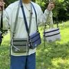 Water-repellent Outdoor Crossbody Bag Lightweight Shoulder Bag Commuter Small Square Bag