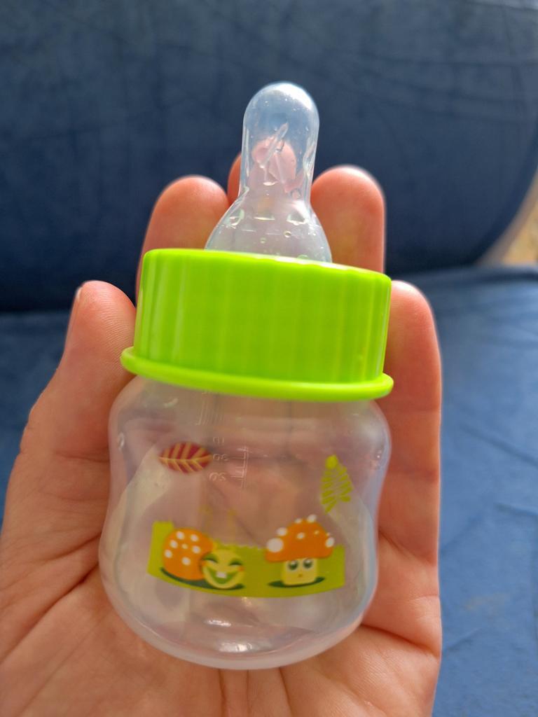 Mini Biberon Da 50 Ml Portatile – Dispenser Per Latte Con Tettarella Morbida In Silicone, Adatto A Viaggi E Uso Quotidiano (rosa, Blu O Verde)