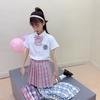 Children's Short-Sleeved JK Uniform Skirt Full Set Girls' Suit Student Uniform