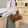 Women's Multi-Compartment Shoulder Bag Middle-Aged and Elderly Mother's Bag Crossbody Bag Small Square Bag