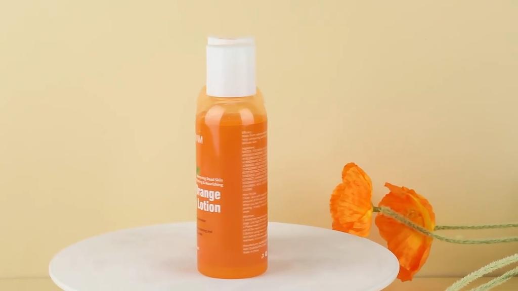 MOOYAM 100ml Orange Peeling Lotion Peeling Oil Body Lotion Gentle Exfoliating Gel Remove Dead Skin